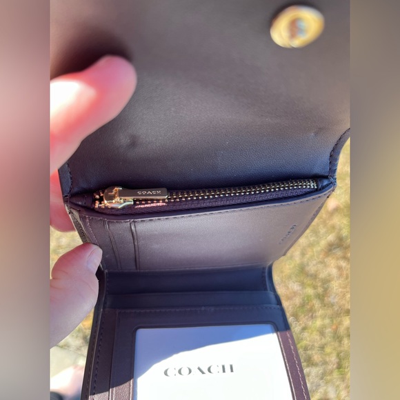 Like New Coach Colorblock Trifold Wallet - Picture 8 of 13